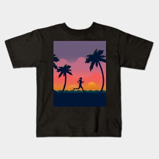 Evening Run Kids T-Shirt